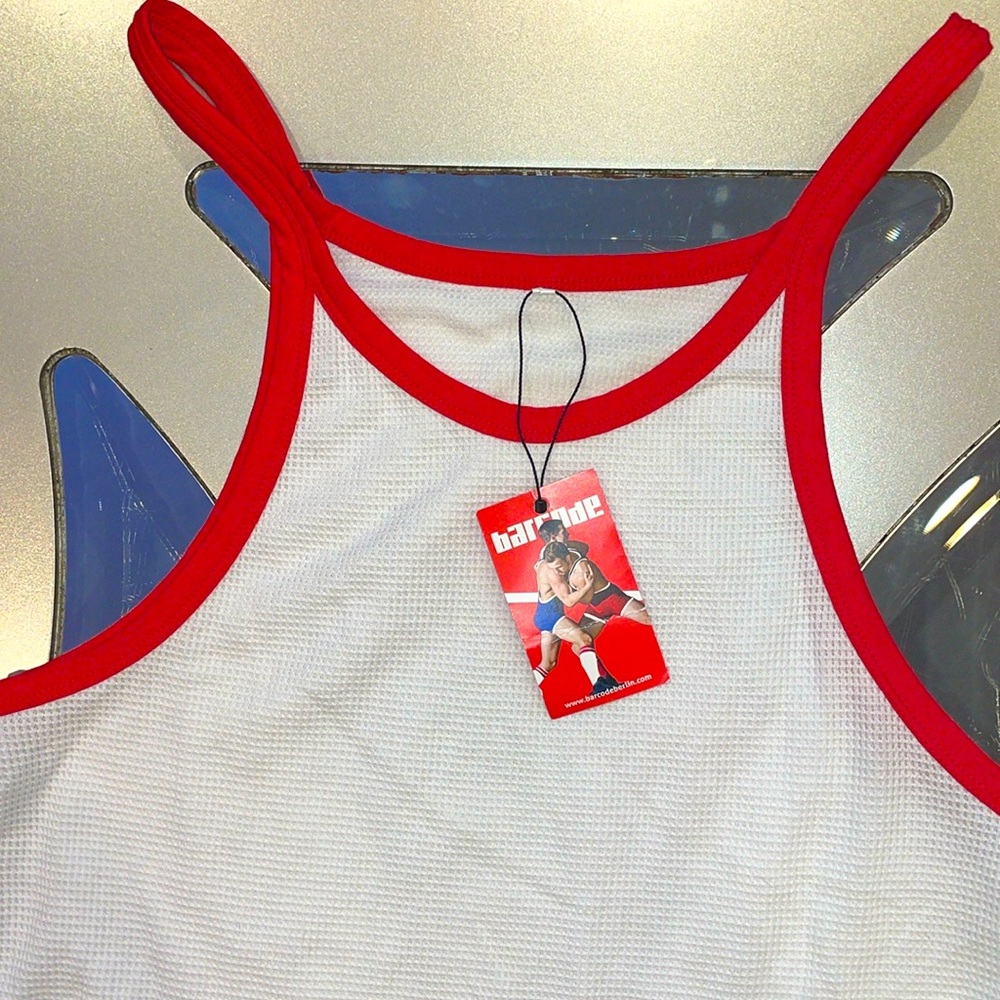 Barcode tank top.
